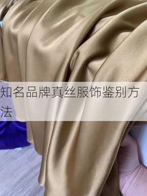 知名品牌真丝服饰鉴别方法