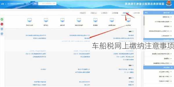 车船税网上缴纳注意事项