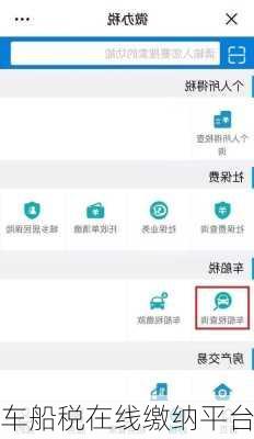 车船税在线缴纳平台