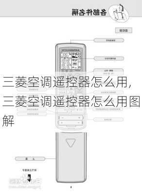 三菱空调遥控器怎么用,三菱空调遥控器怎么用图解