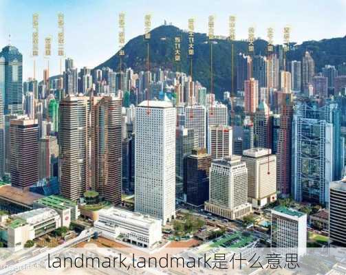 landmark,landmark是什么意思