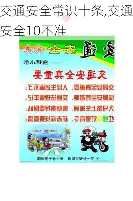 交通安全常识十条,交通安全10不准