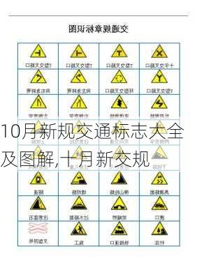 10月新规交通标志大全及图解,十月新交规