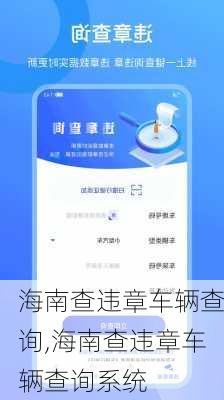 海南查违章车辆查询,海南查违章车辆查询系统