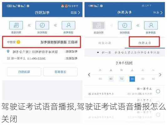 驾驶证考试语音播报,驾驶证考试语音播报怎么关闭