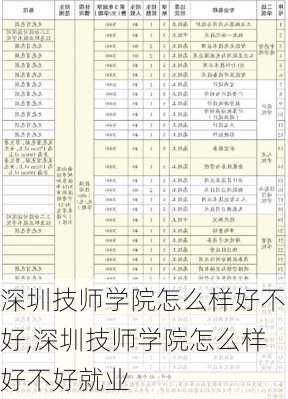 深圳技师学院怎么样好不好,深圳技师学院怎么样好不好就业