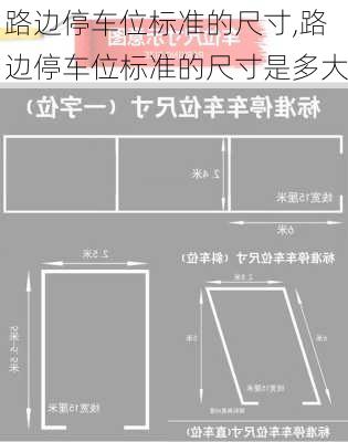 路边停车位标准的尺寸,路边停车位标准的尺寸是多大