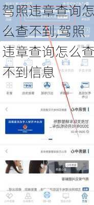 驾照违章查询怎么查不到,驾照违章查询怎么查不到信息