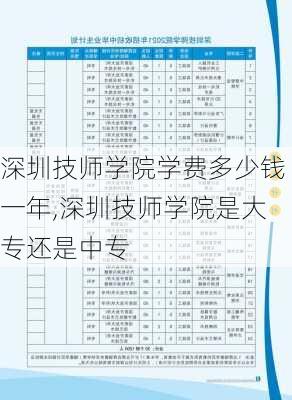 深圳技师学院学费多少钱一年,深圳技师学院是大专还是中专