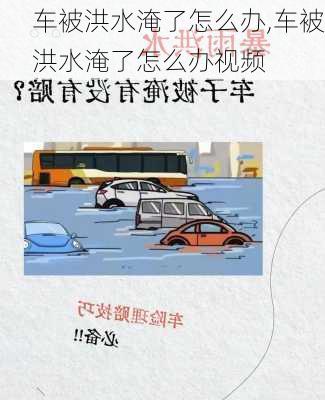 车被洪水淹了怎么办,车被洪水淹了怎么办视频