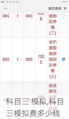 科目三 模拟,科目三模拟费多少钱