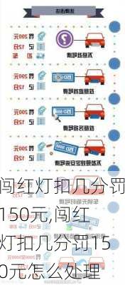 闯红灯扣几分罚150元,闯红灯扣几分罚150元怎么处理