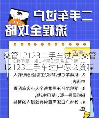 交管12123二手车过户,交管12123二手车过户怎么流程