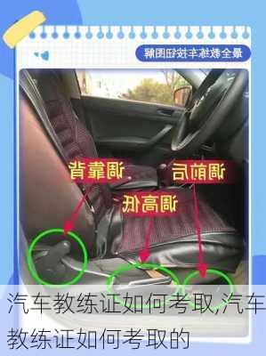 汽车教练证如何考取,汽车教练证如何考取的