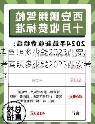 考驾照多少钱2023西安,考驾照多少钱2023西安考场