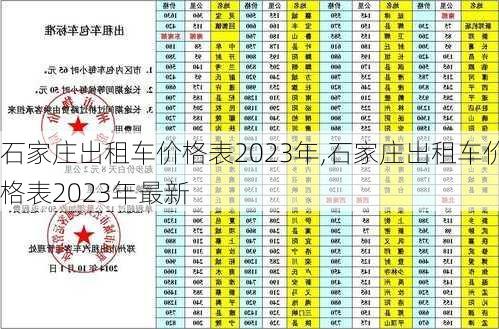 石家庄出租车价格表2023年,石家庄出租车价格表2023年最新