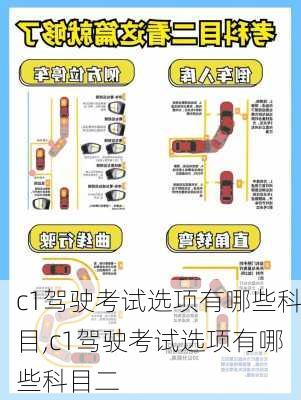 c1驾驶考试选项有哪些科目,c1驾驶考试选项有哪些科目二