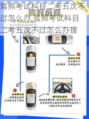 驾照考试科目二考五次不过怎么办,驾照考试科目二考五次不过怎么办理