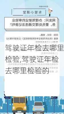 驾驶证年检去哪里检验,驾驶证年检去哪里检验的