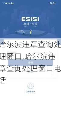 哈尔滨违章查询处理窗口,哈尔滨违章查询处理窗口电话